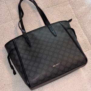 Excellent condition like new Nine West Charcoal Patterned Tote neverfull